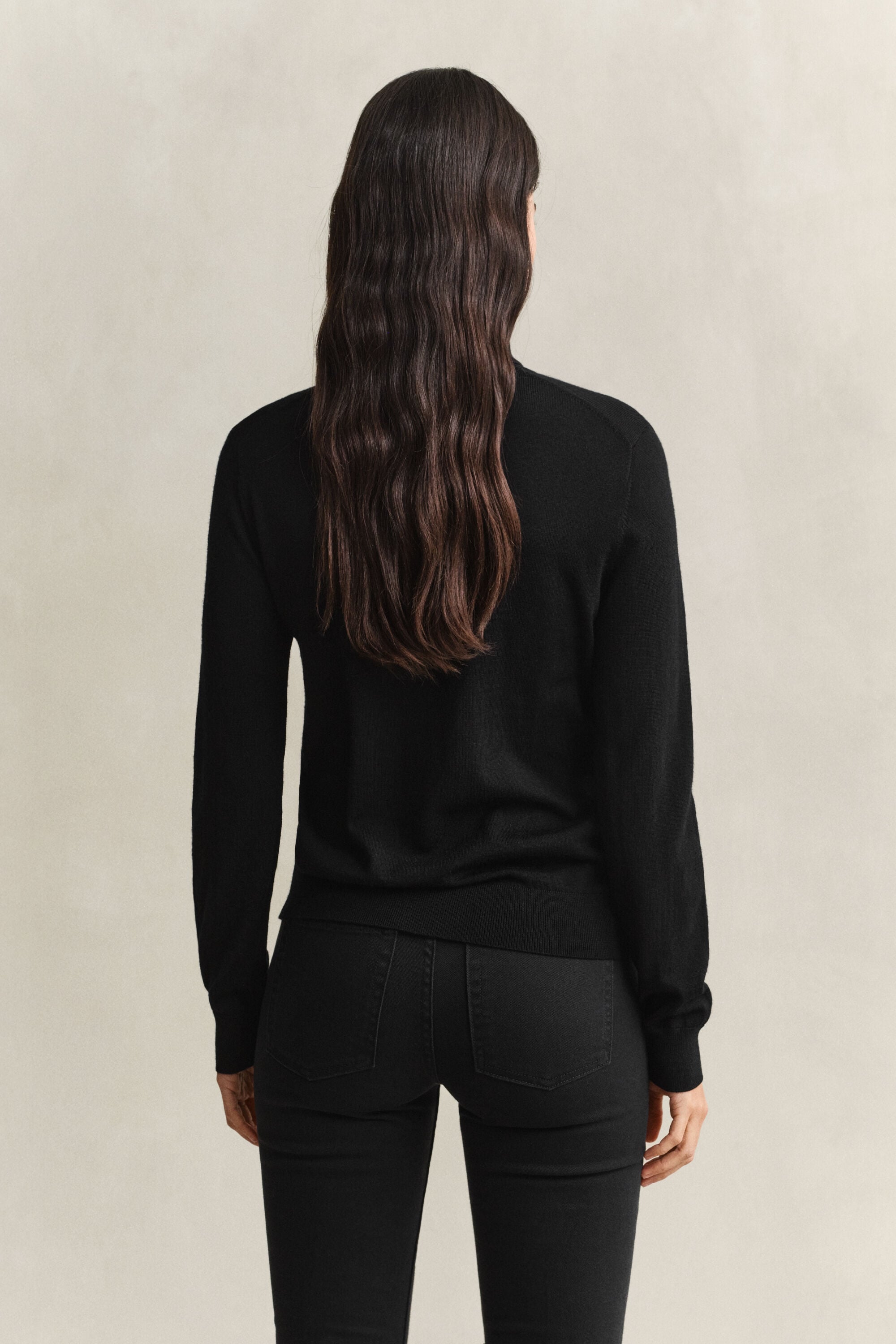 Rullekrave sweater af ekstra fin merinould