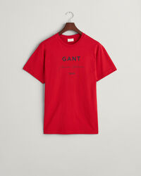 T-shirt med GANT Script Graphic tryk