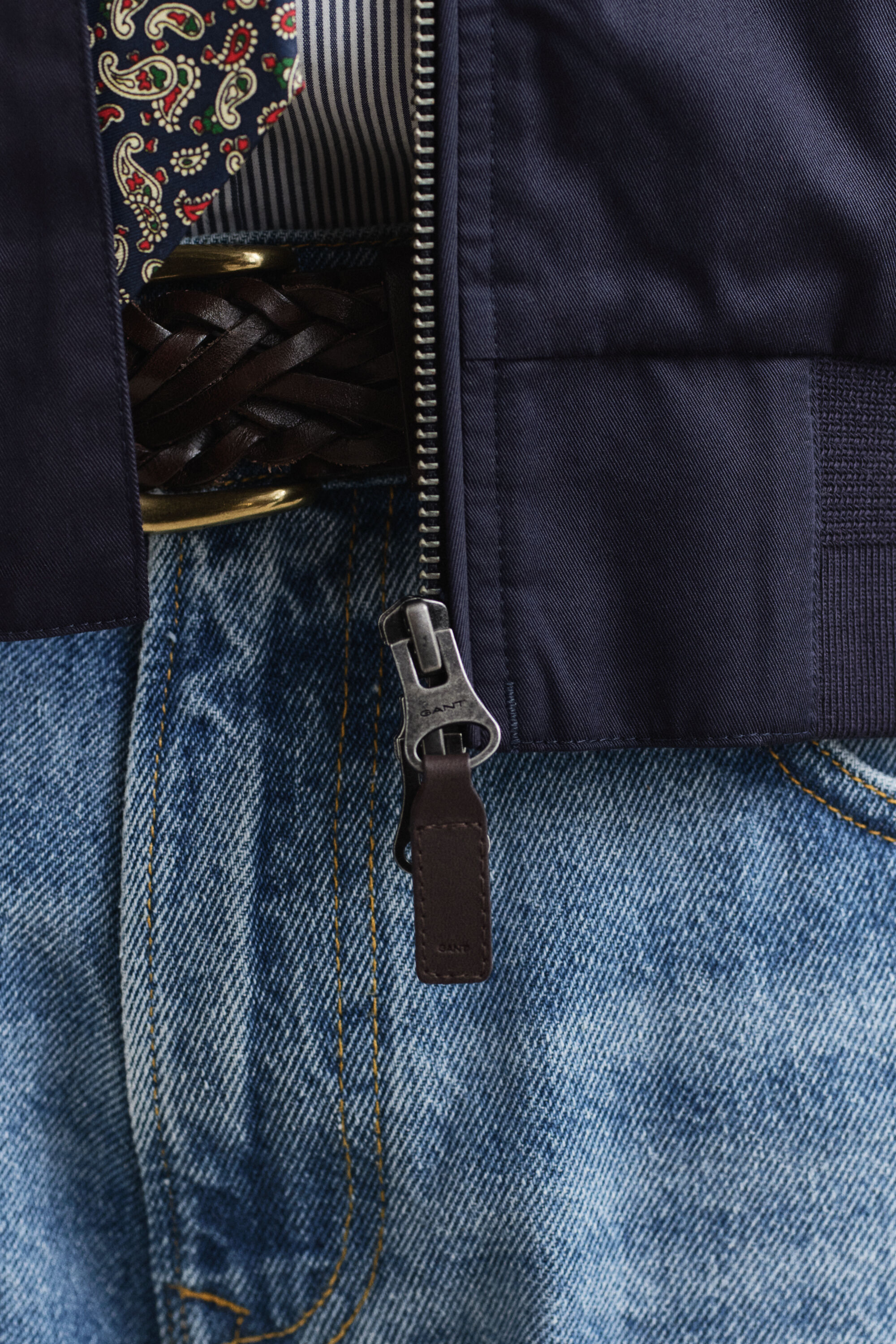 Harrington jakke i bomuldsblanding