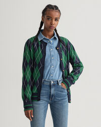 Argyle cardigan