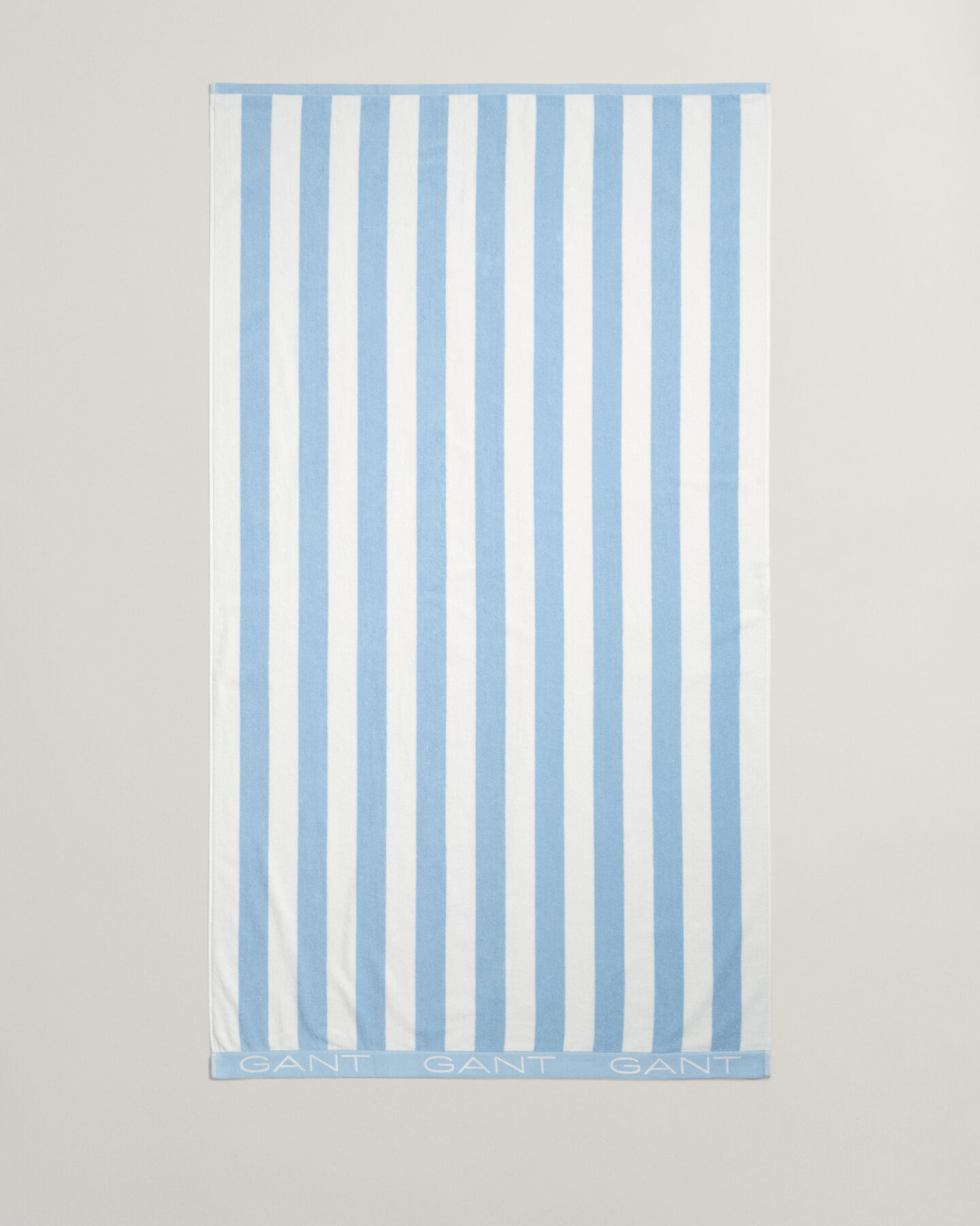 Blokstribet strandhåndklæde