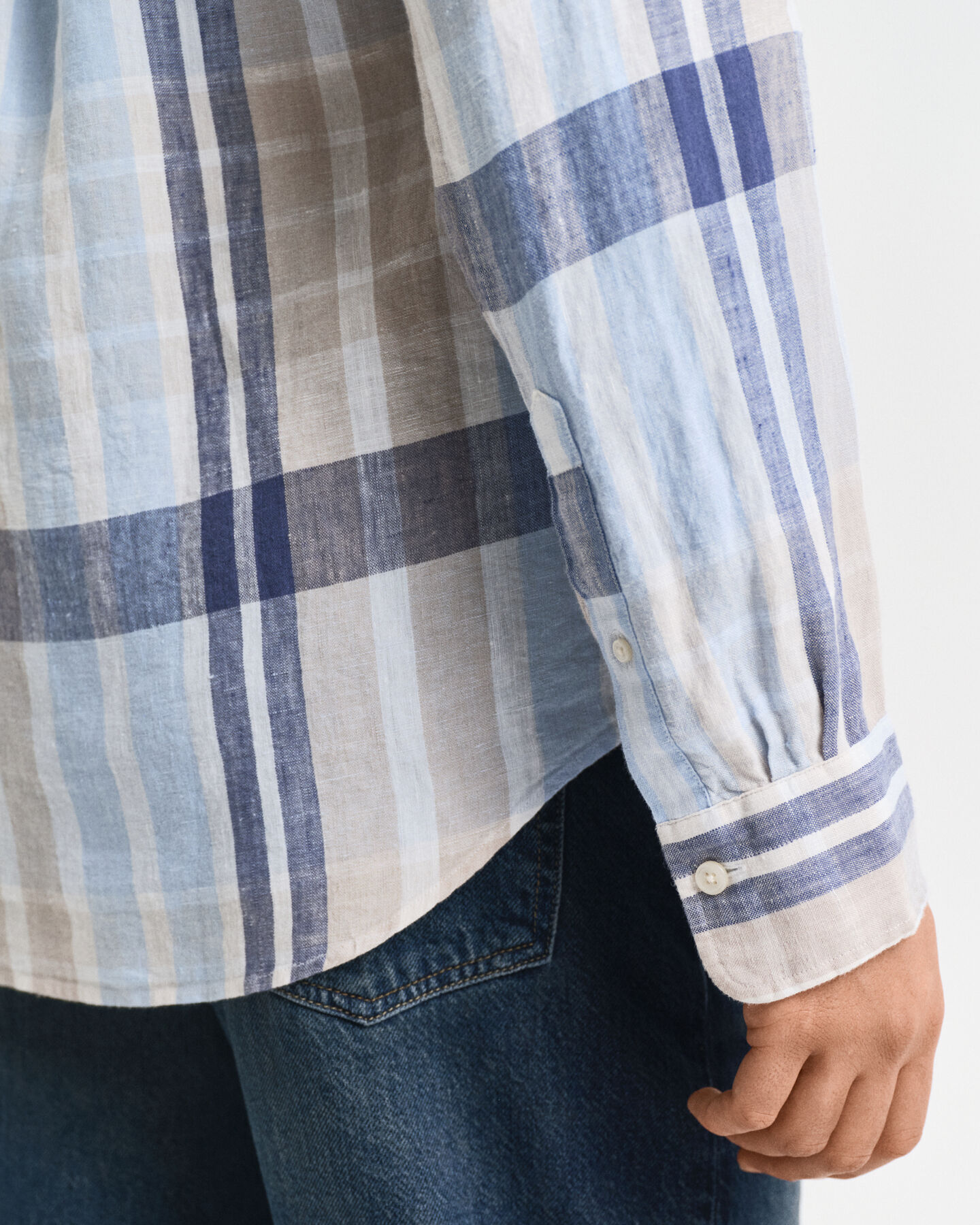 Regular fit skjorte af madrashør