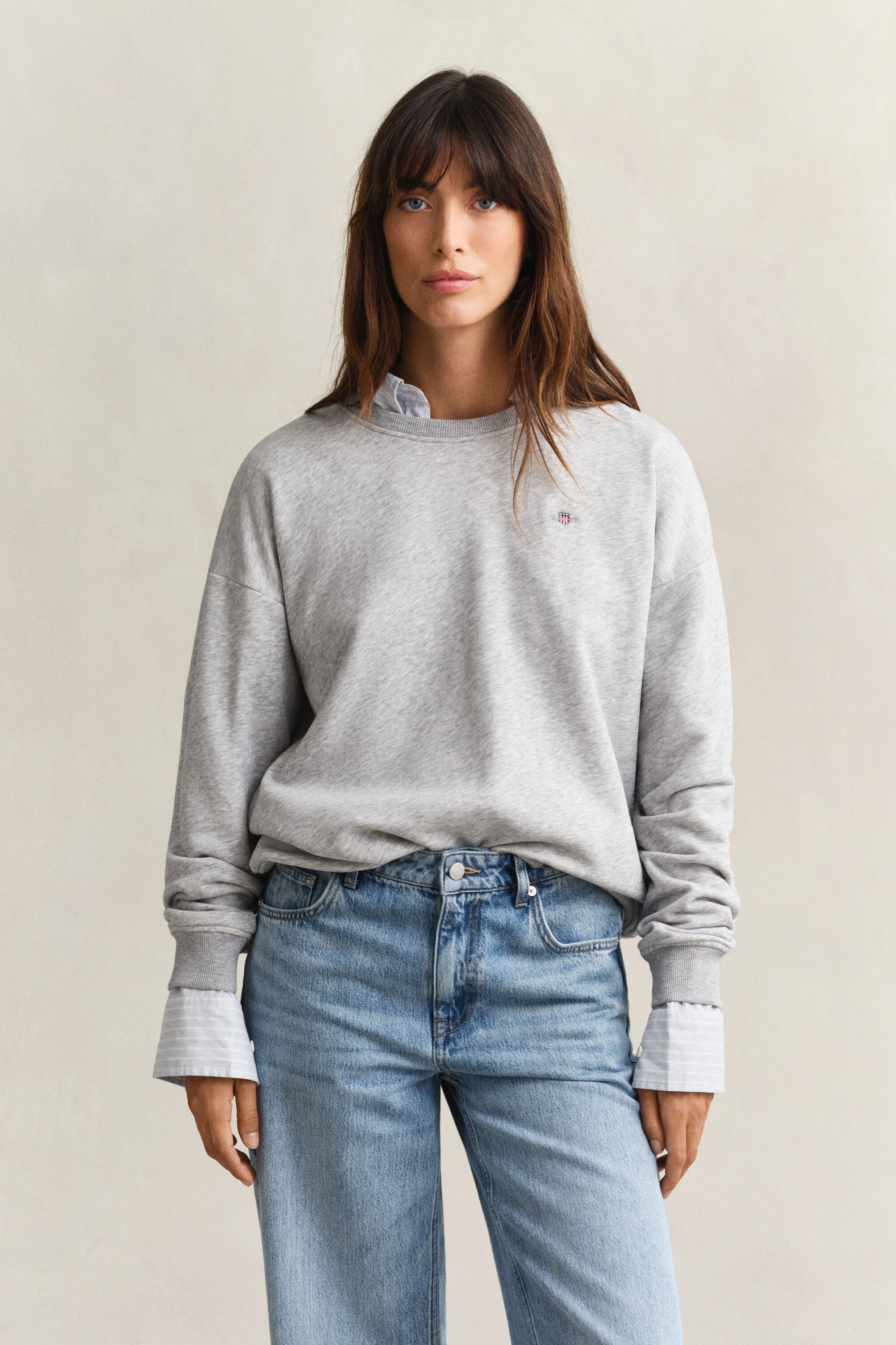 Shield sweatshirt med crewneck