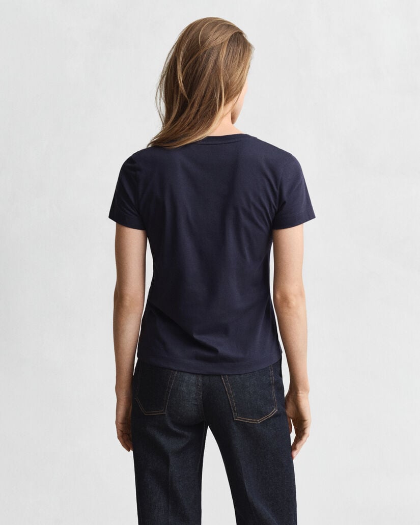 Shield T-shirt med V-hals