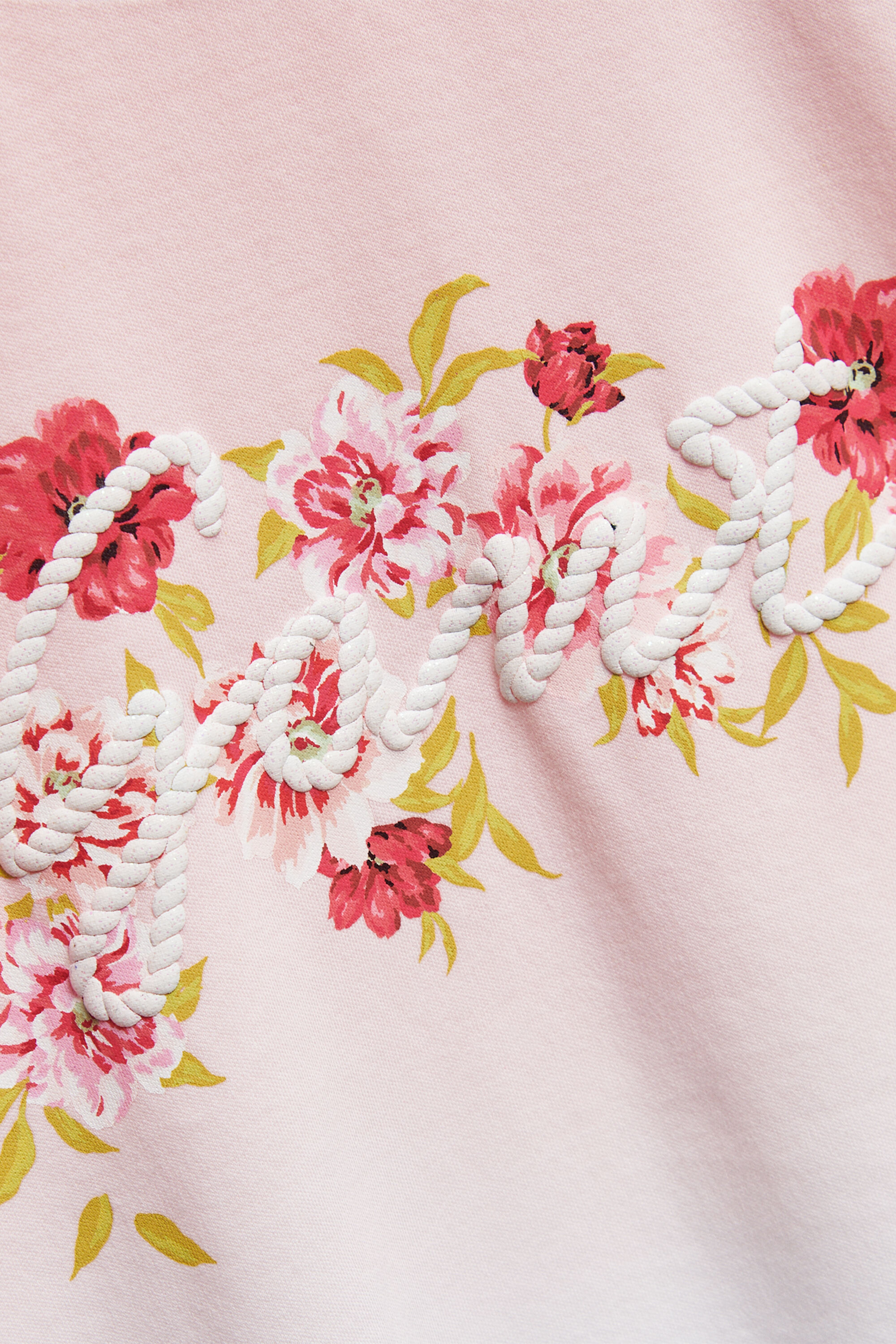 Teen Girls T-shirt med blomstret grafik