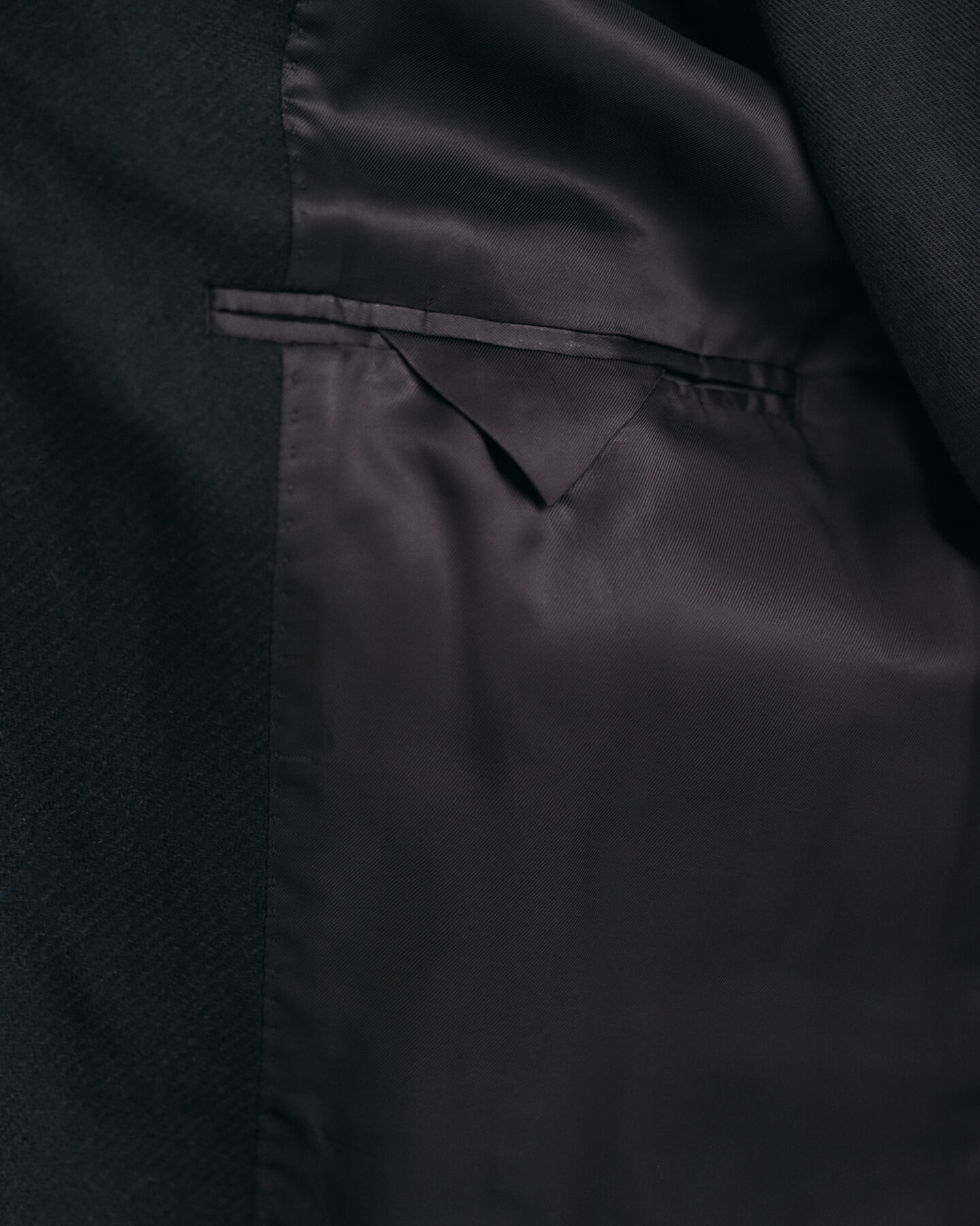 Tailored fit klassiske overjakke af uld