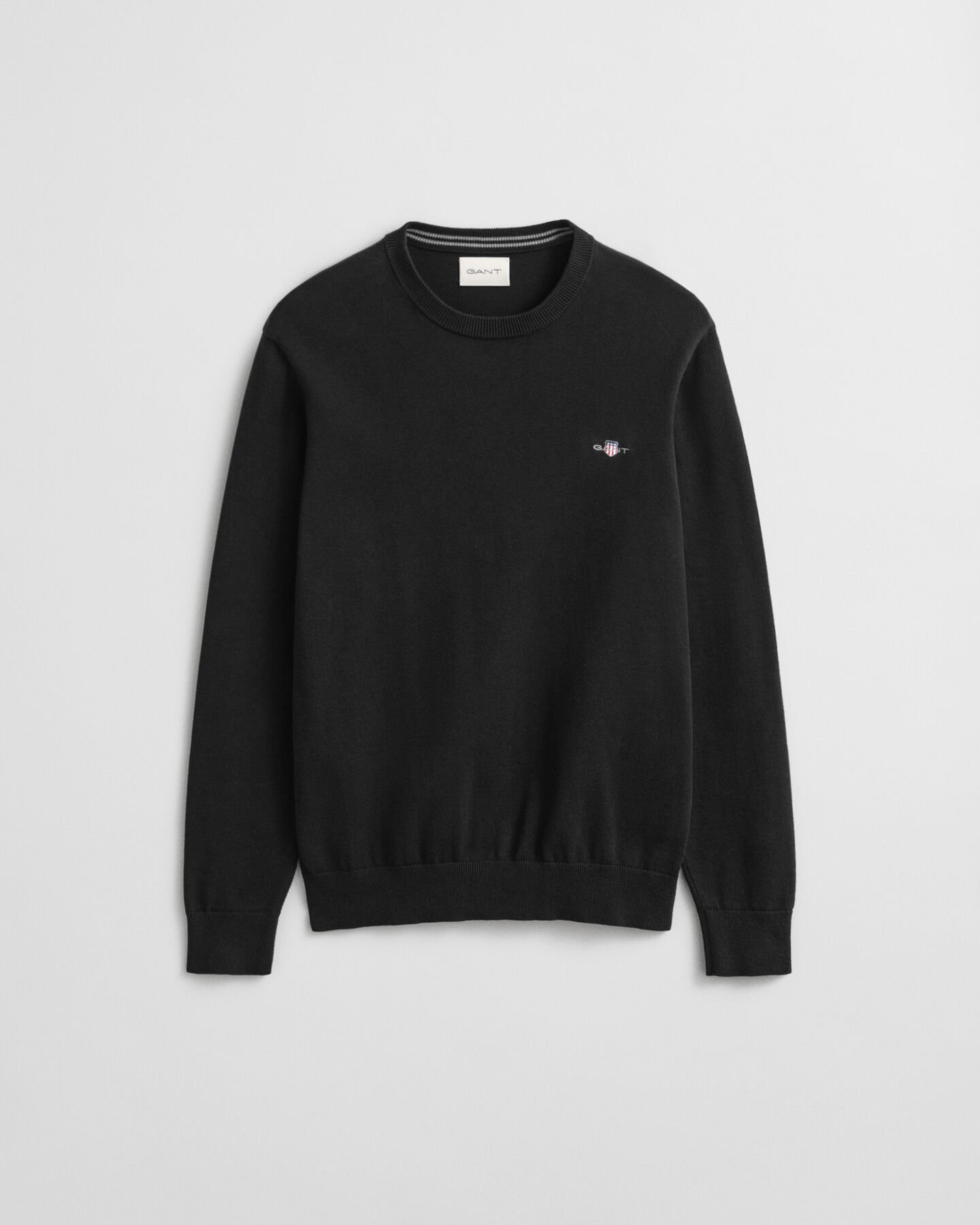 Klassiske crewneck sweater i bomuld
