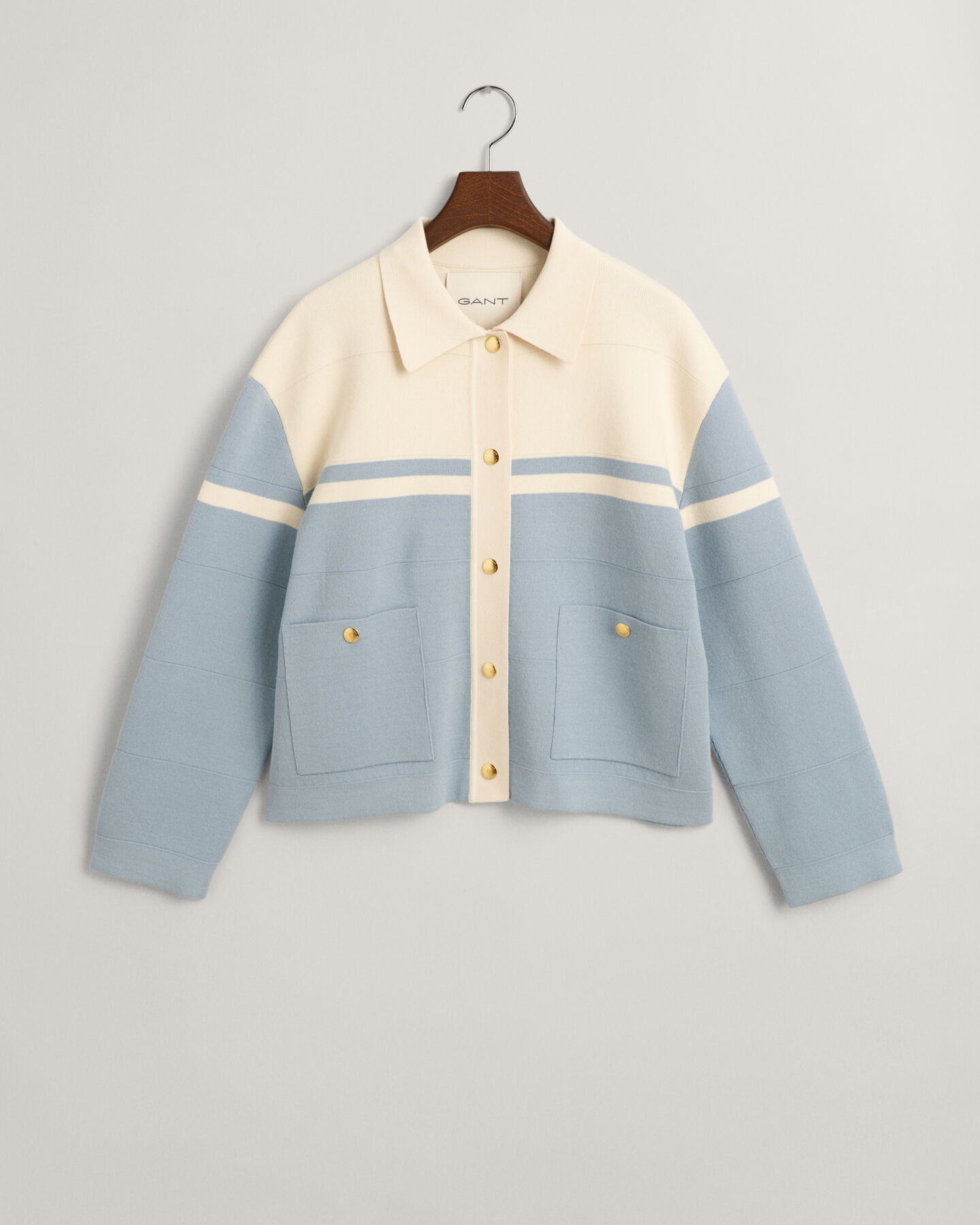 Cardigan med farveblokke