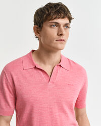 Sunfaded kortærmet polo sweater