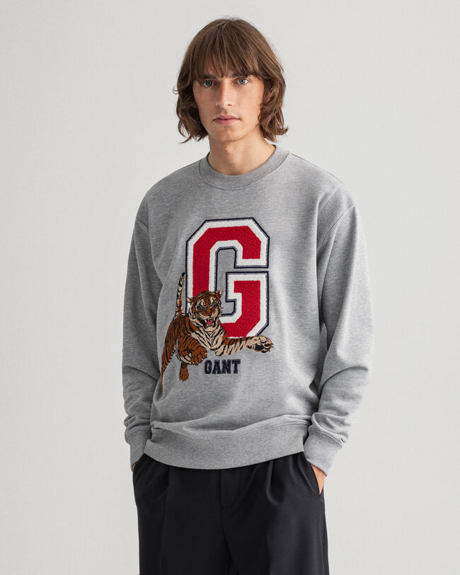 Tiger sweatshirt med crewneck