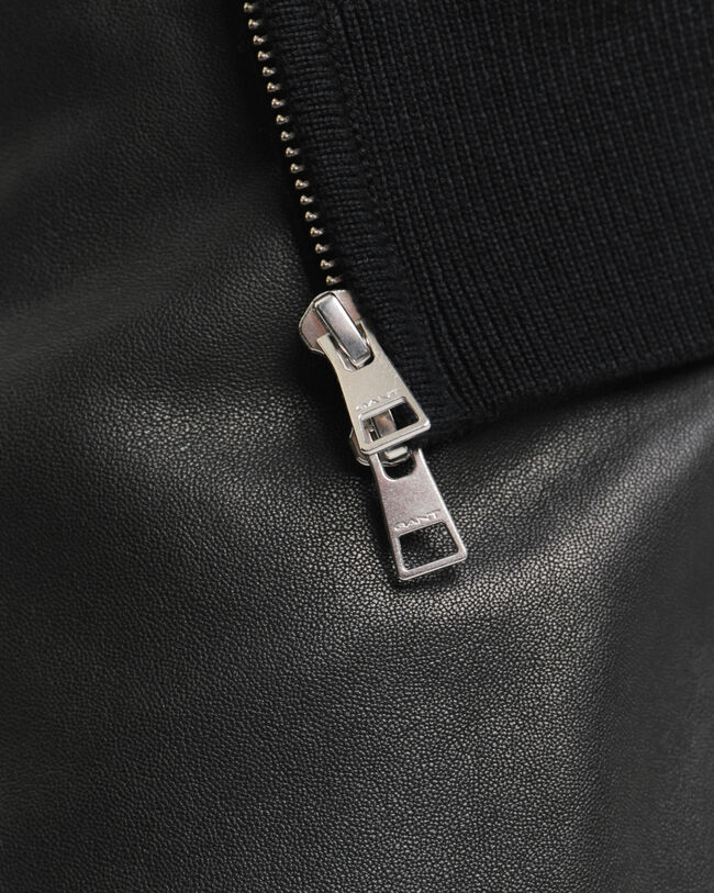 Tekstureret cardigan af bomuld med lynlås