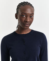 Cardigan af ekstra fin merinould