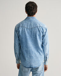 Relaxed fit denim Rodeo-skjorte