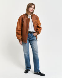 GANT Varsity Jacket af læder