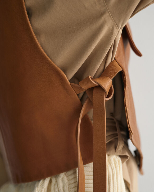 Dekonstrueret lædervest