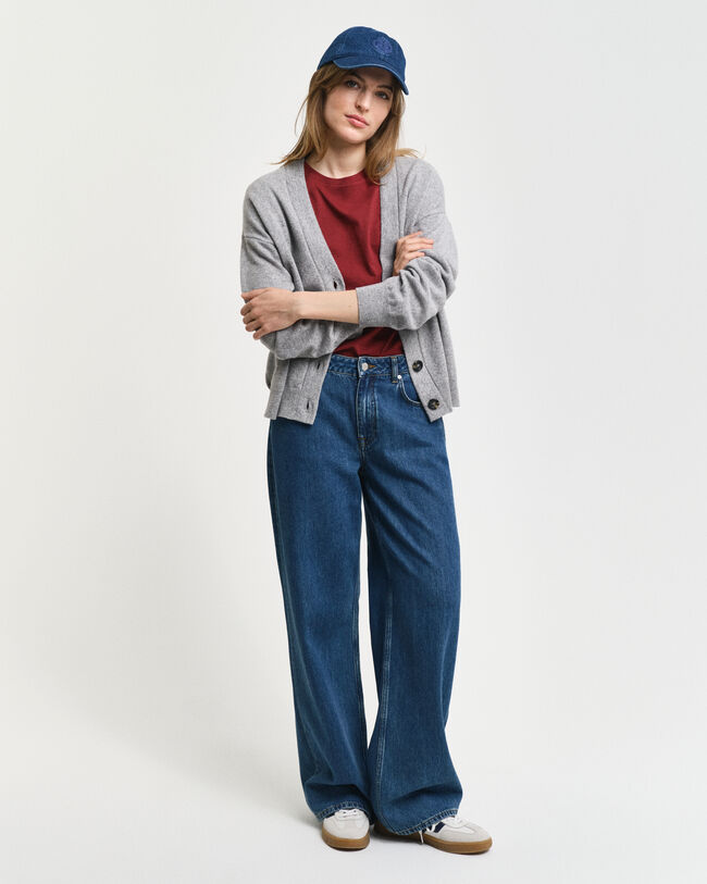 Cardigan af ekstra fin lammeuld