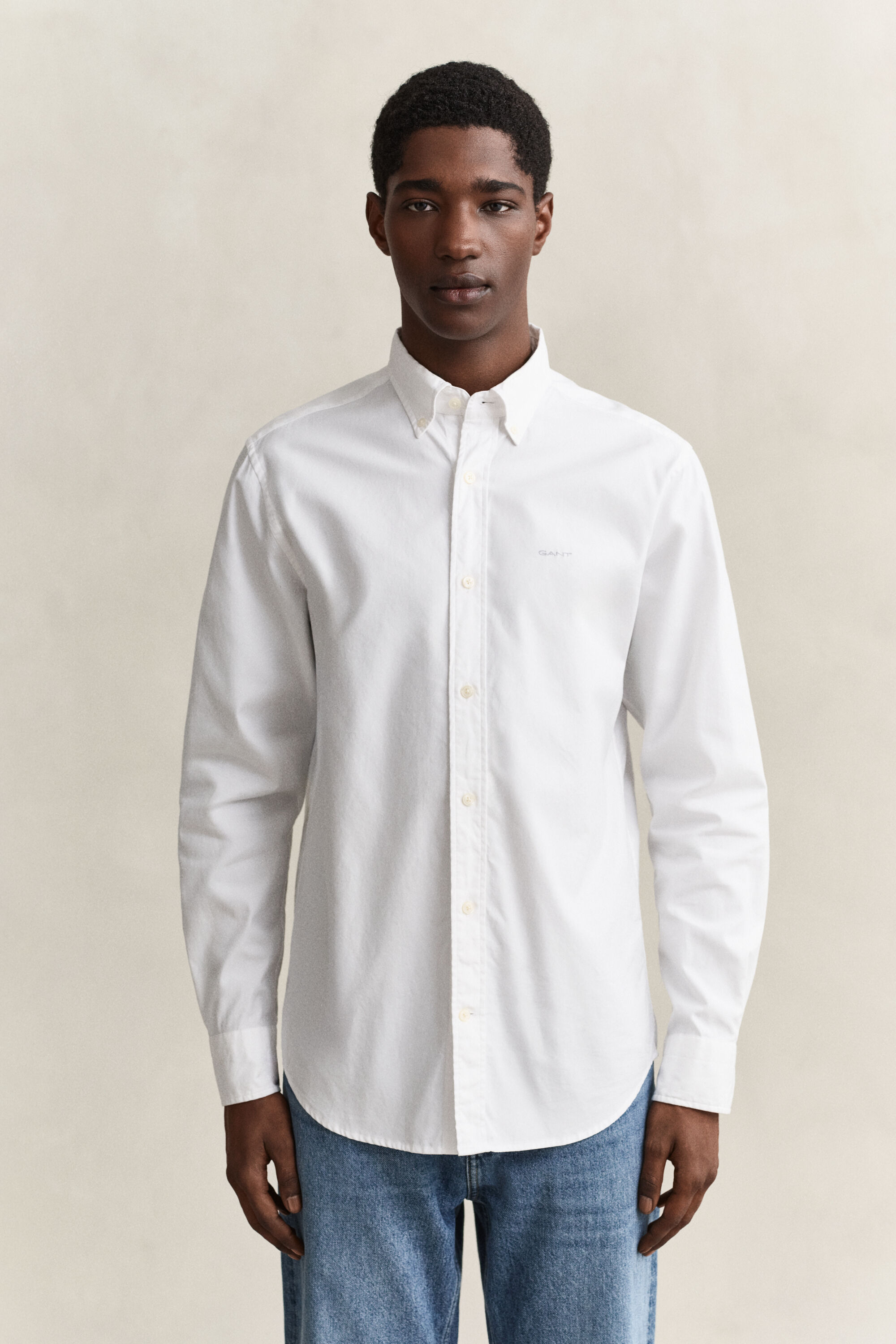 Regular fit pinpoint Oxford-skjorte