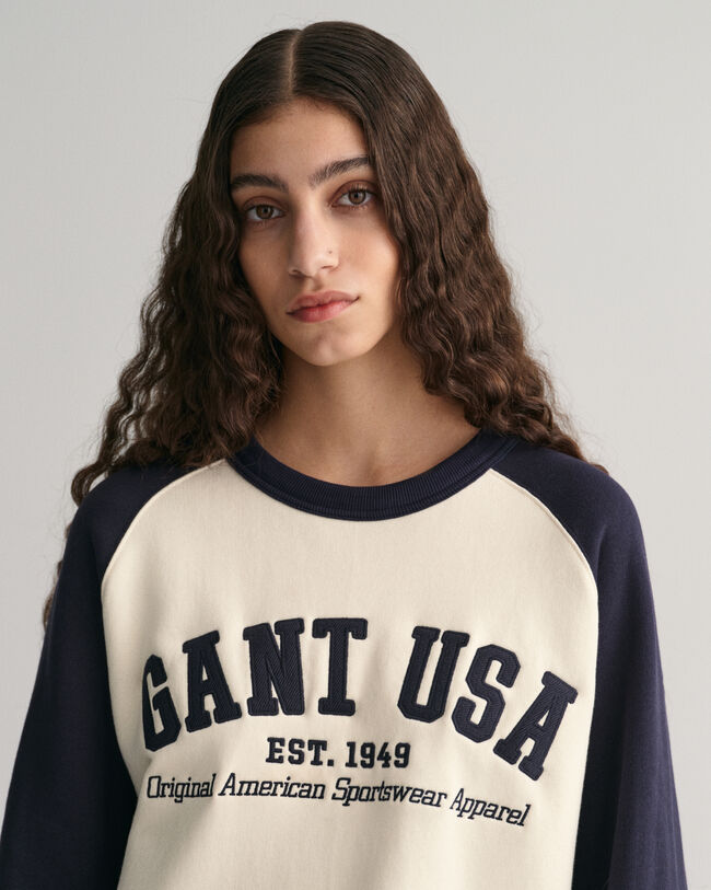 GANT USA sweatshirt med crewneck