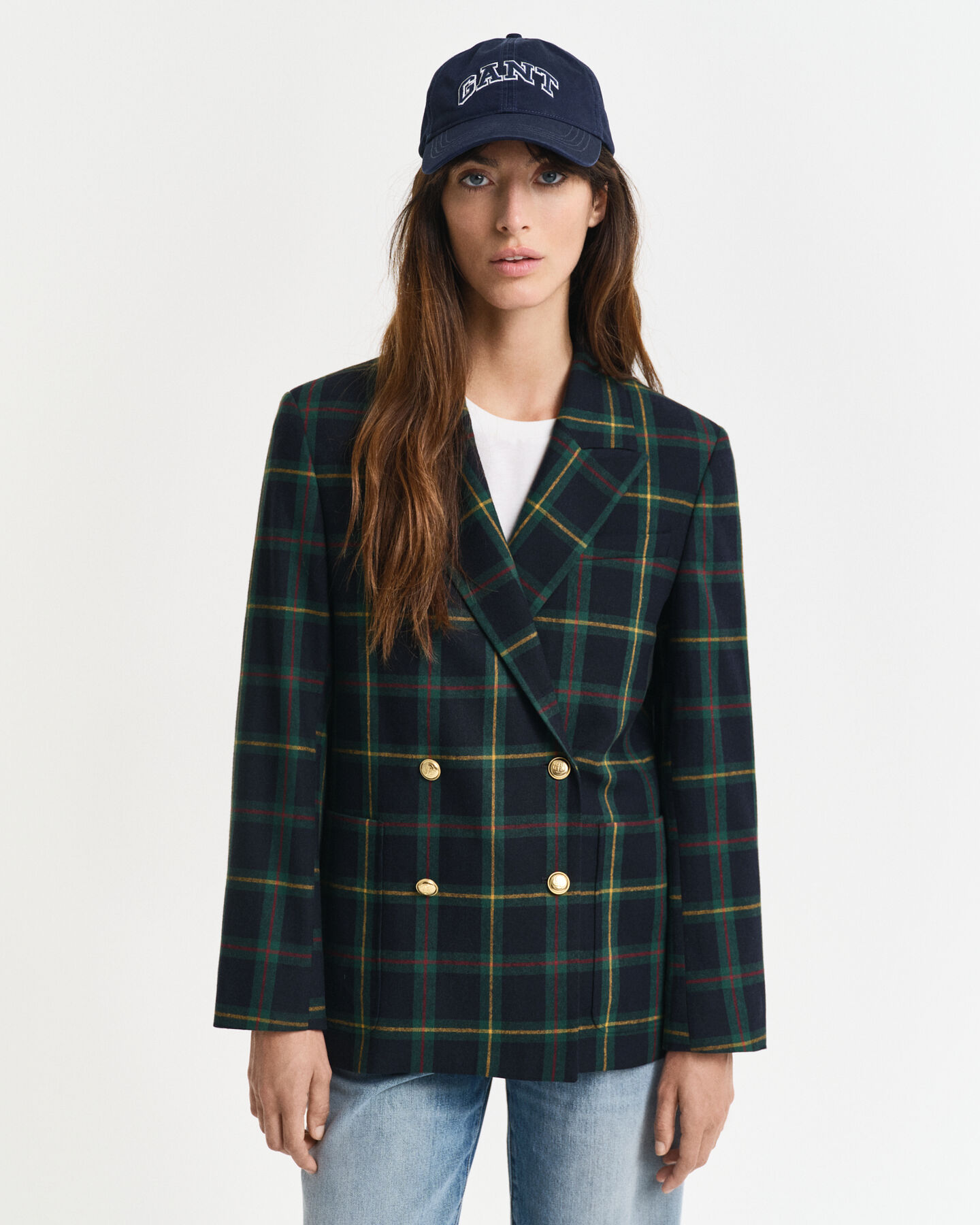 Regular fit ternet jakkesæt-blazer