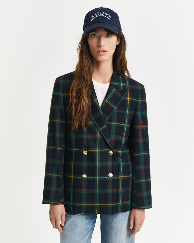 Regular fit ternet jakkesæt-blazer