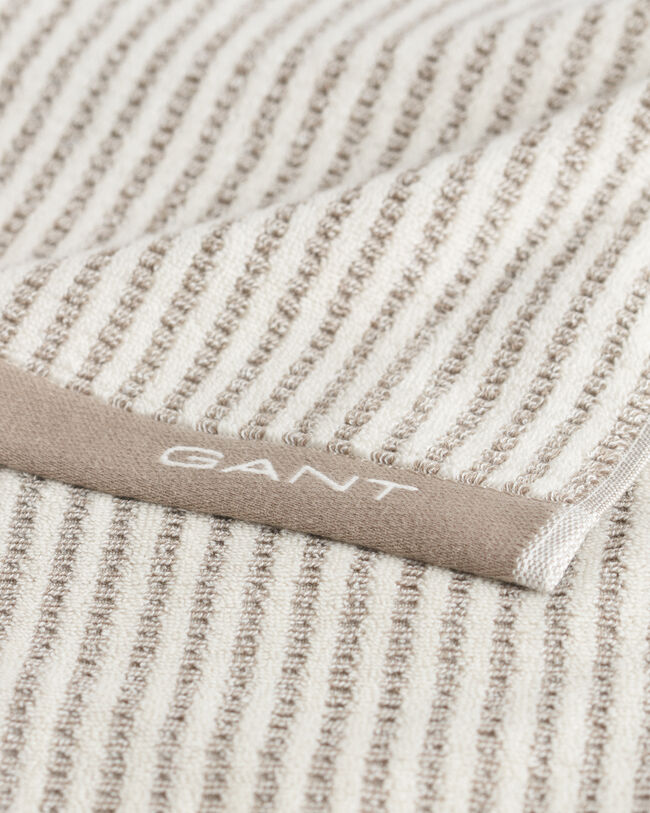 Stribet håndklæde 50x70