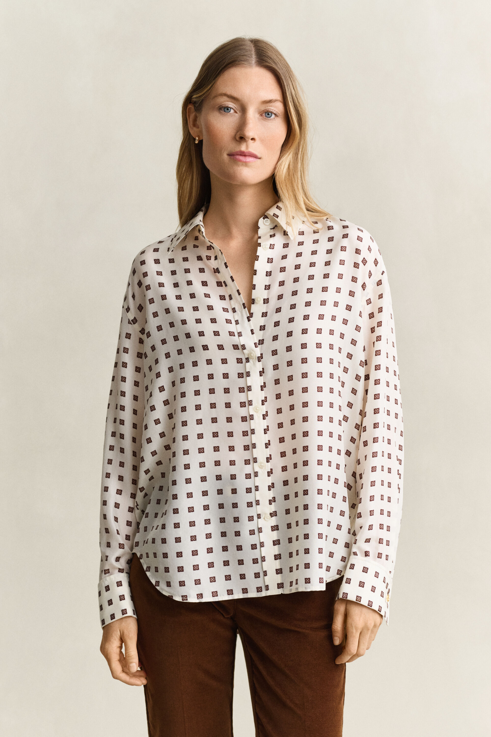 Bluse i habotai silke