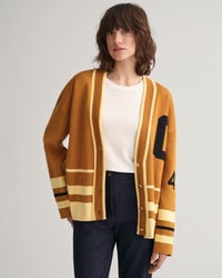 GANT Varsity cardigan med V-hals