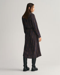 Regular fit Rope-stribet slå-om kjole