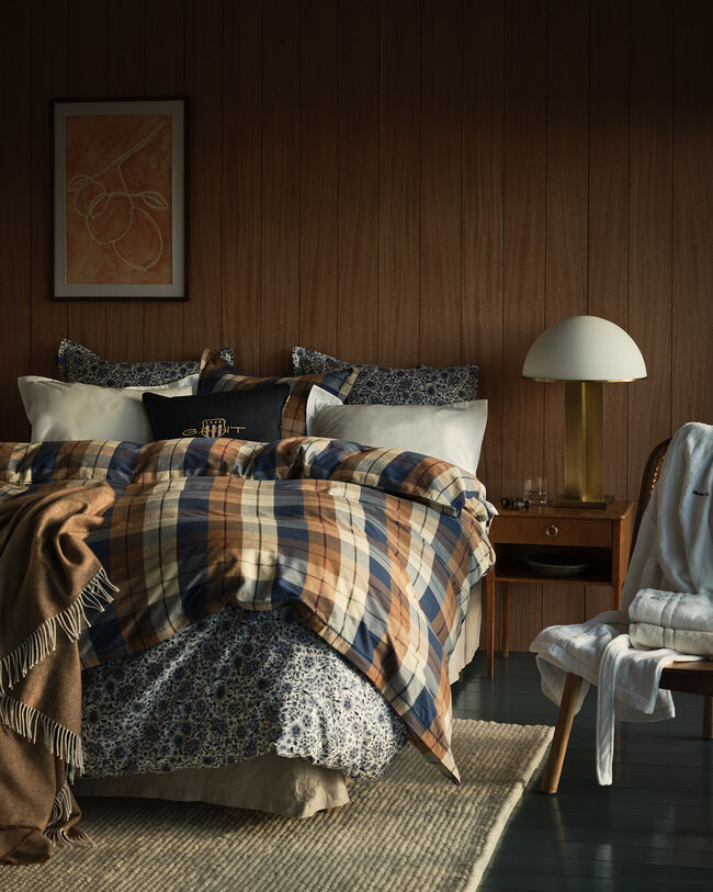 Flannel Check enkelt dynebetræk