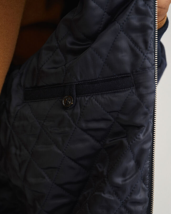 Harrington jakke af uld