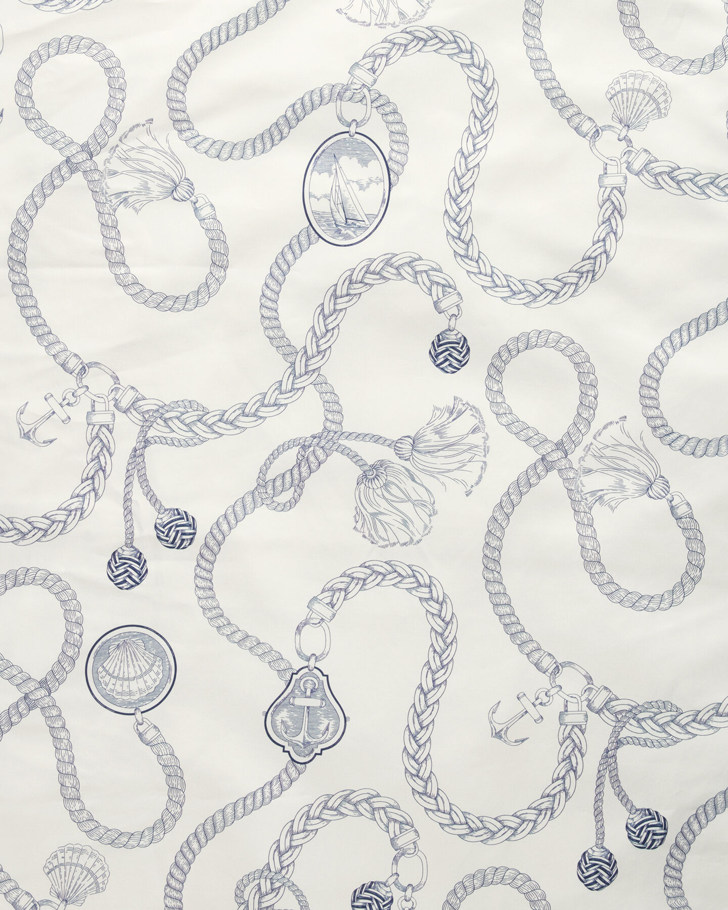 Dobbelt dynebetræk med sejlads-tryk