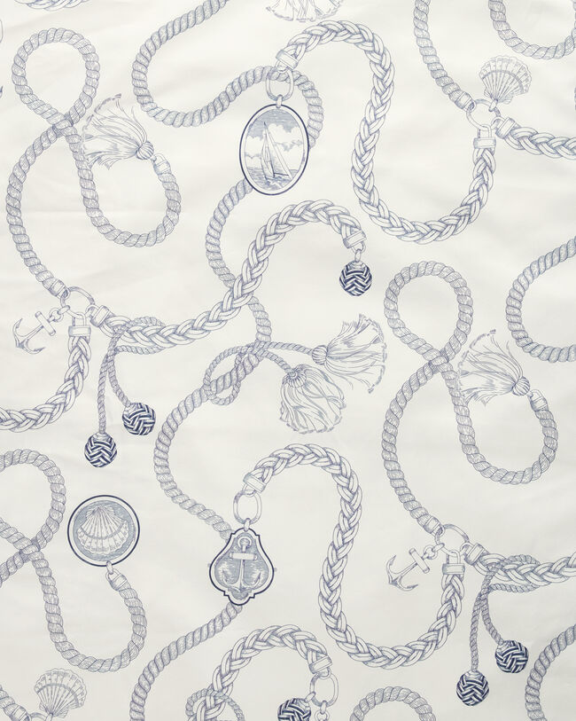 Dobbelt dynebetræk med sejlads-tryk