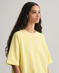 Sunfaded kort&aelig;rmet sweatshirt