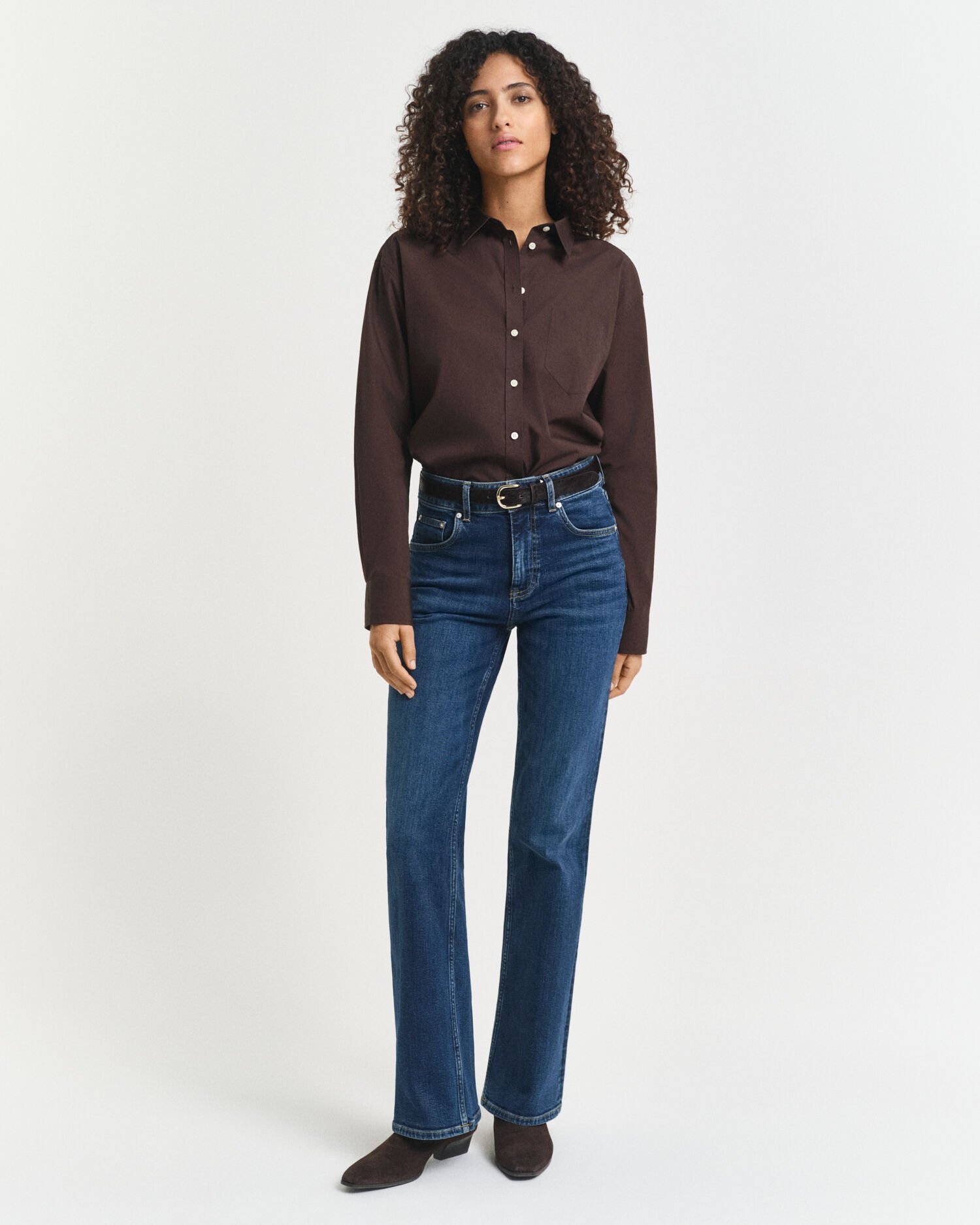 Relaxed Fit klassisk poplin-skjorte