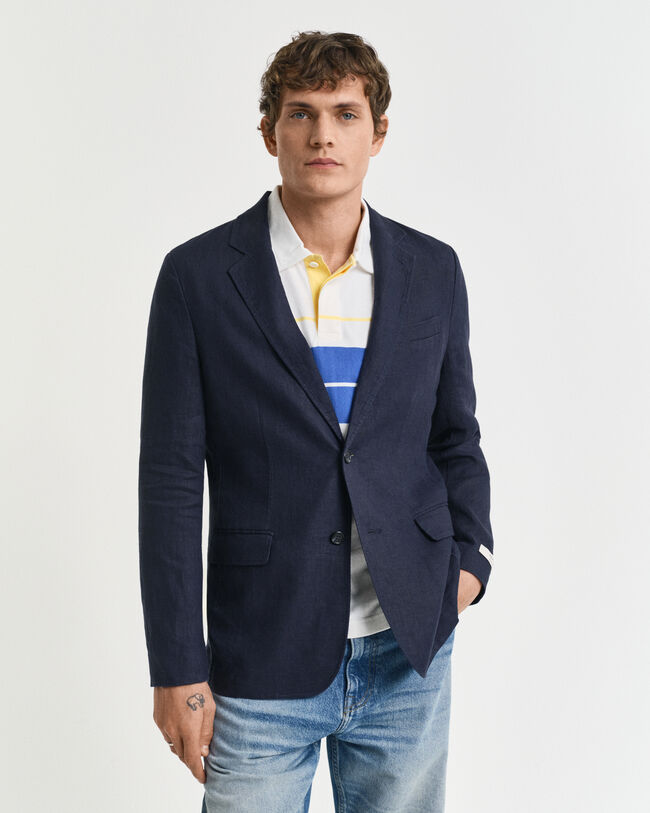 Regular fit hørblazer