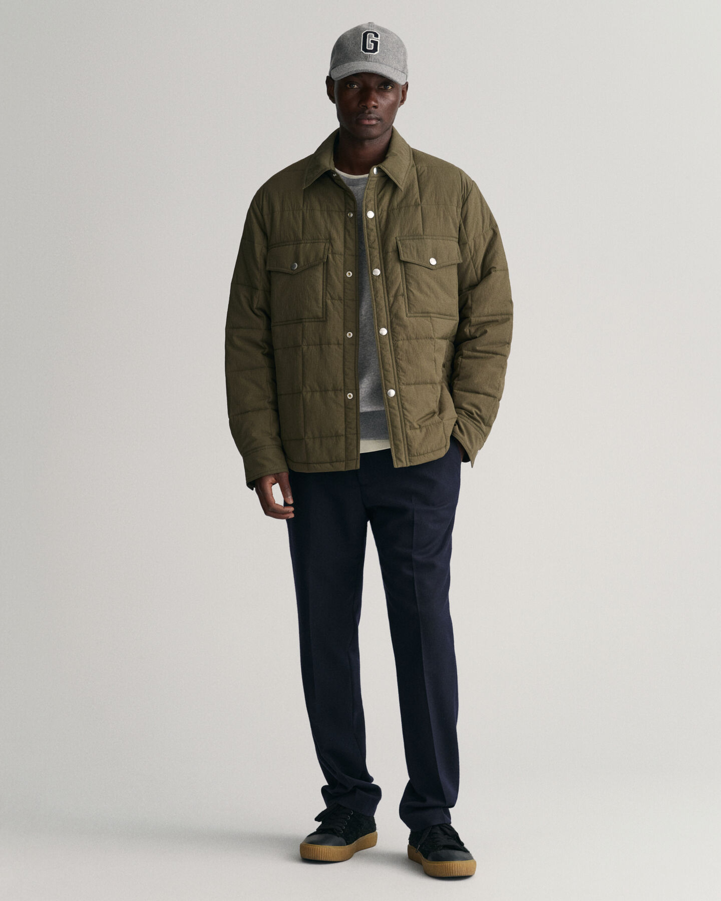 Quiltet skjortejakke