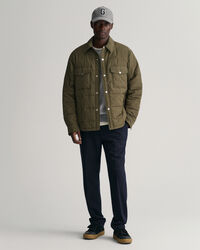 Quiltet skjortejakke