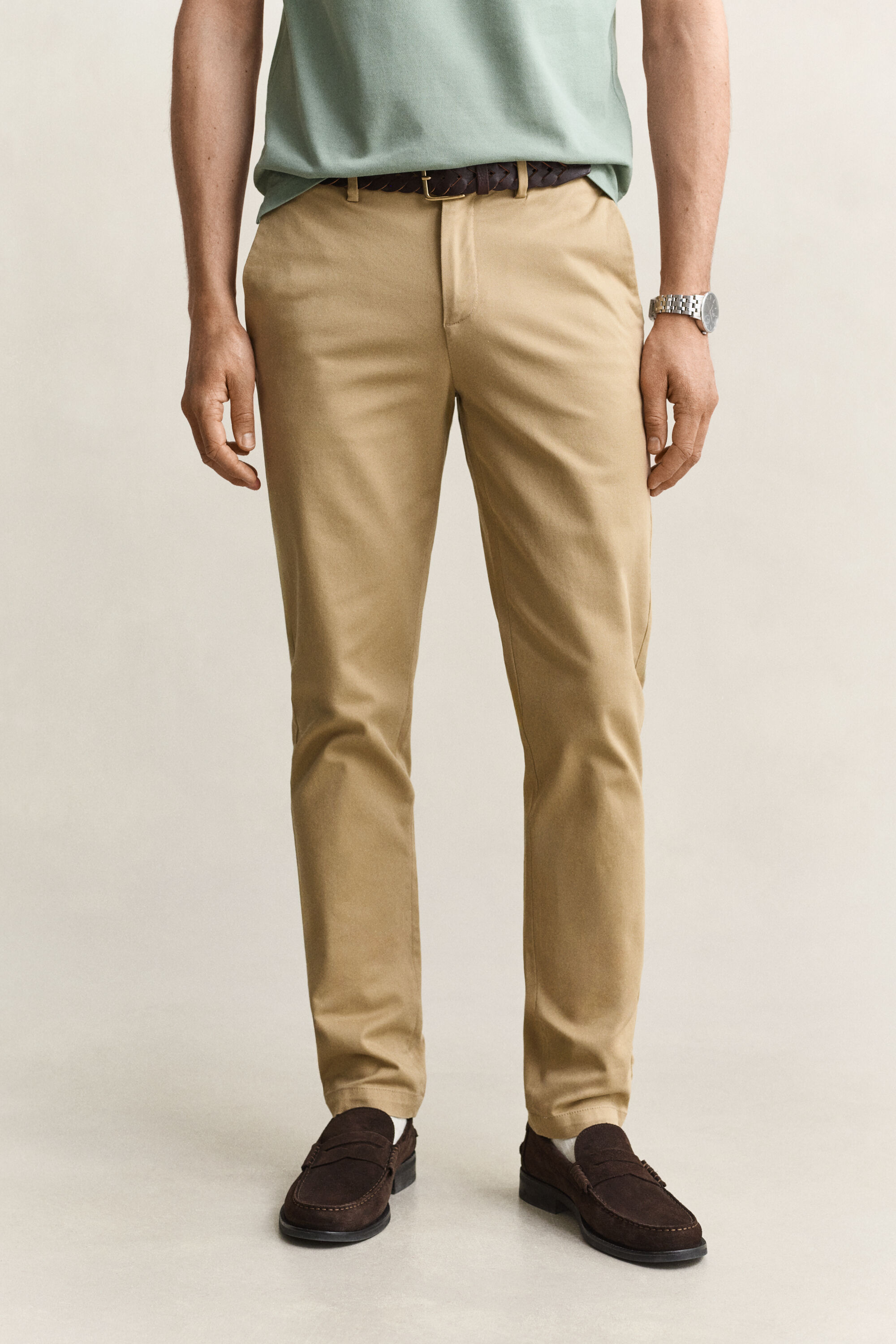 Slim fit smarte chinobukser