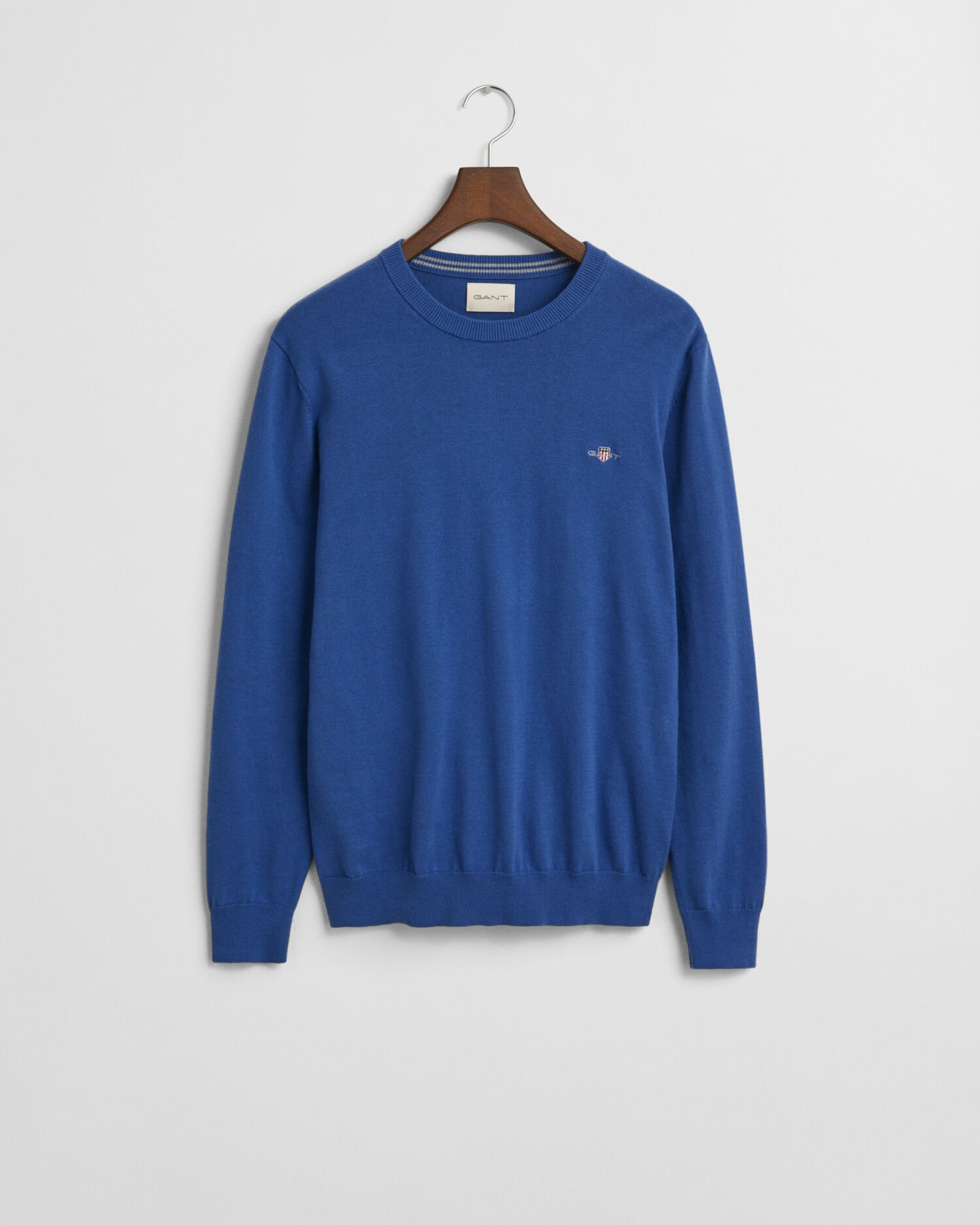 Crewneck sweater i bomuld