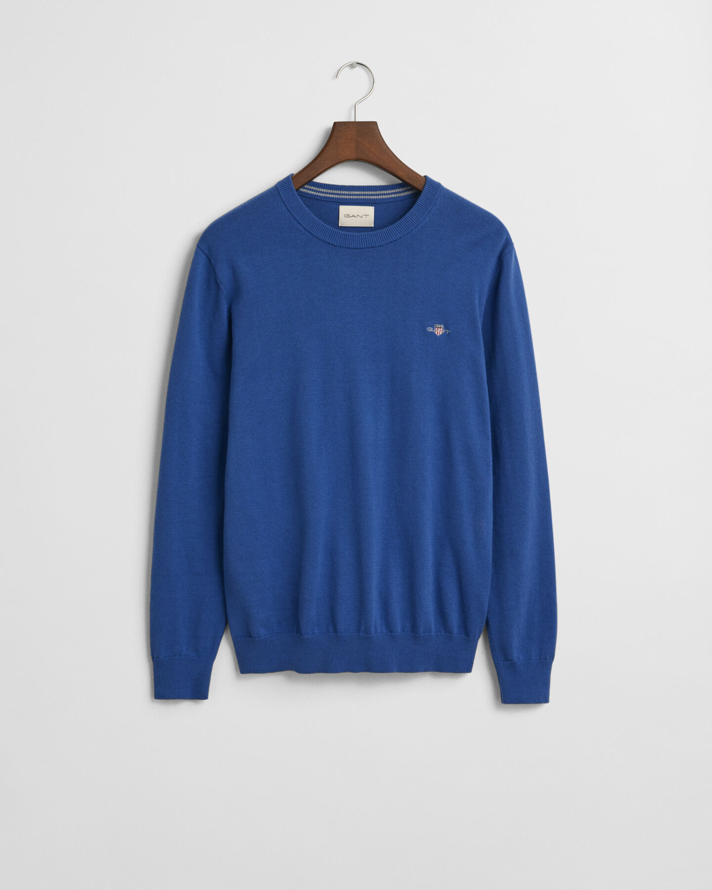 Klassiske crewneck sweater i bomuld