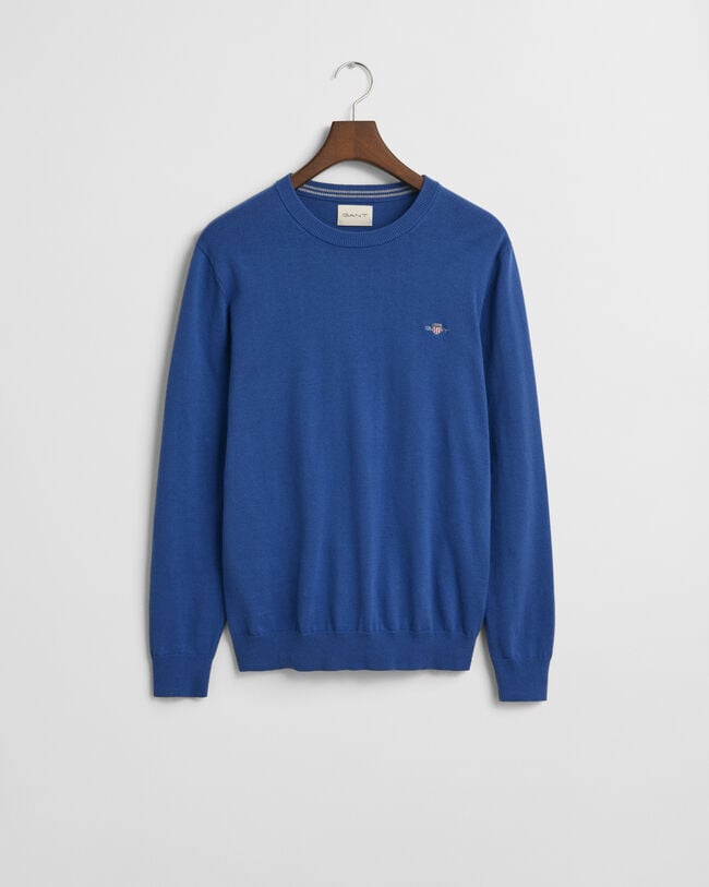 Klassiske crewneck sweater i bomuld
