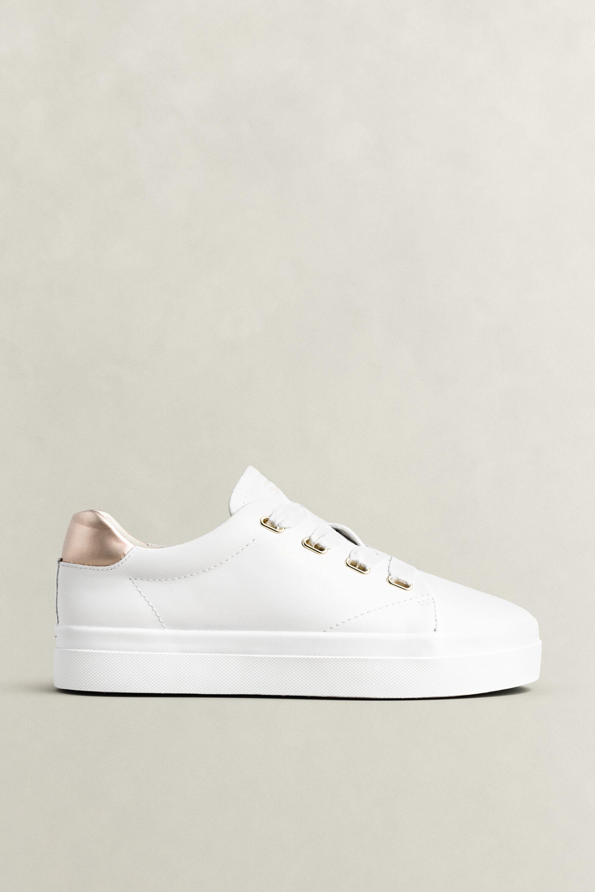 Avona metalliske lædersneakers