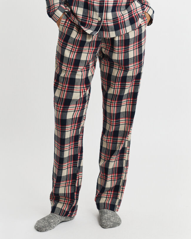 Pyjamassæt af flannel i gaveæske