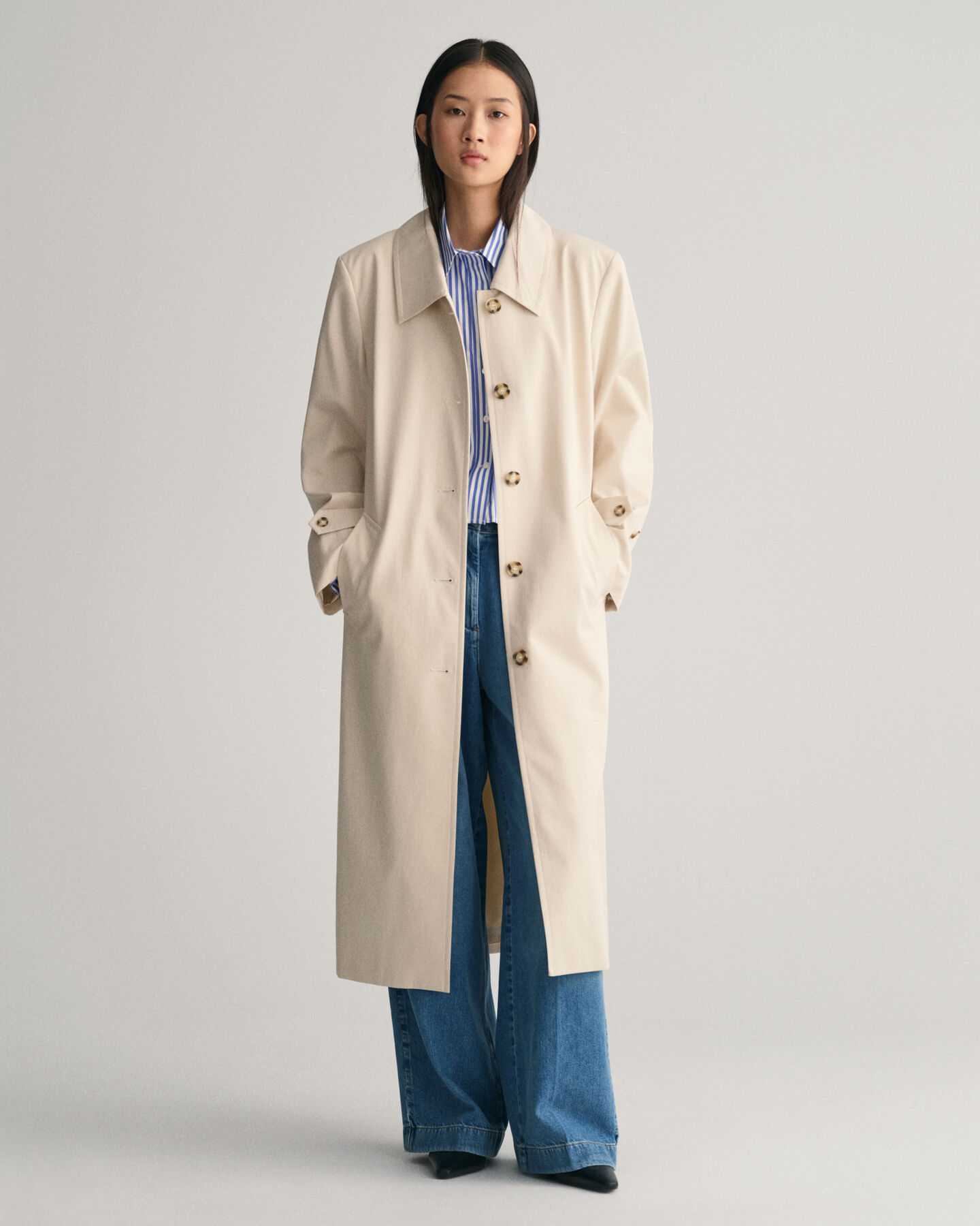 Overfrakke af bomuld