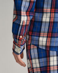 Teen Boys Regular fit ternet flannelskjorte