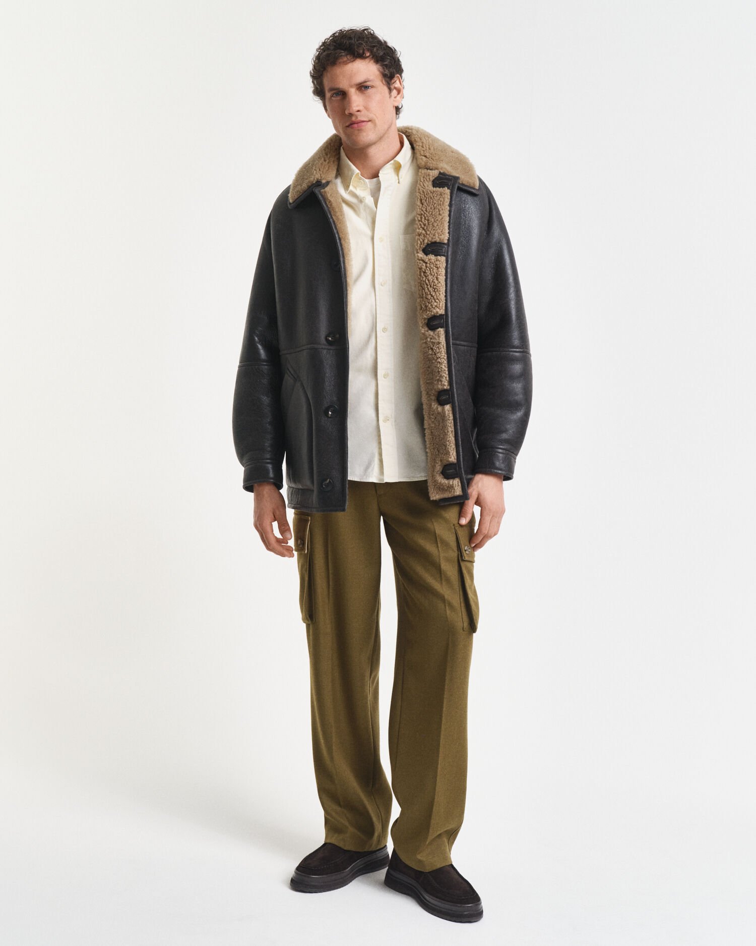 Regular fit twillskjorte