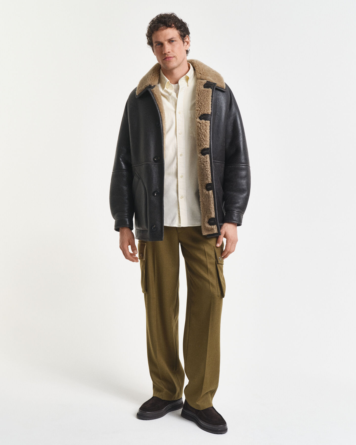 Regular fit twillskjorte