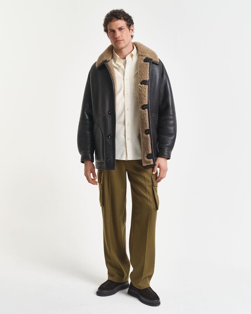 Regular fit twillskjorte