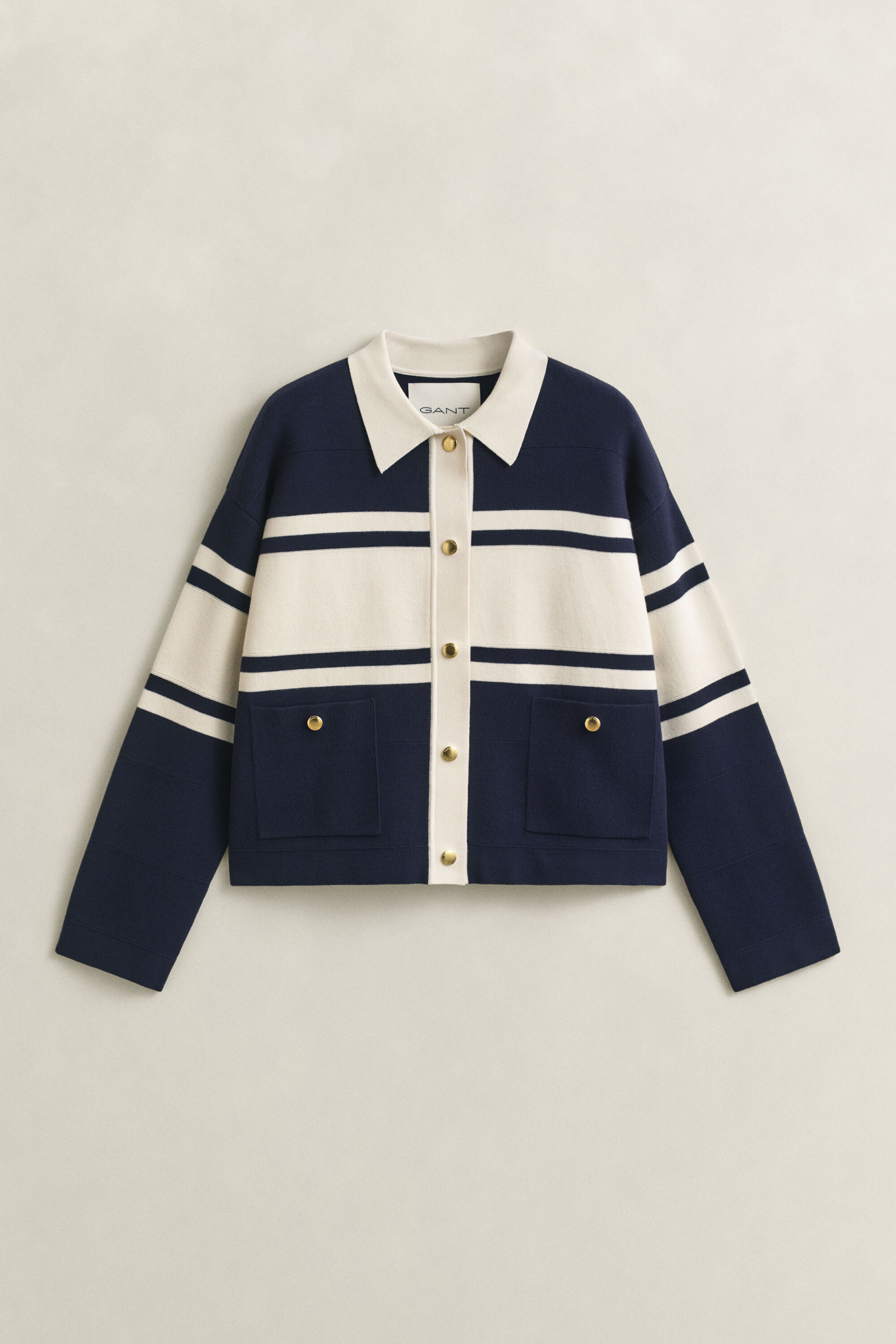 Cardigan med farveblokke