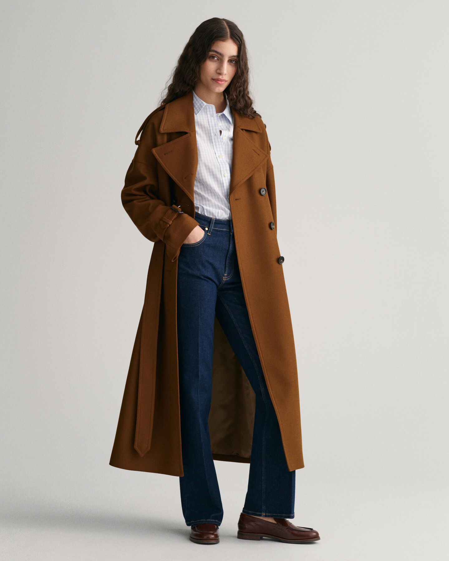 Slim fit jeans med svaj